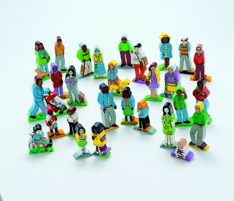 Families & Friends Wooden Characters